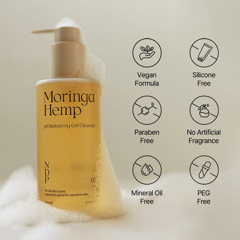 Moringa Hemp pH Balancing Gel Cleanser