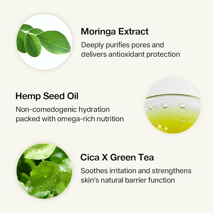 Moringa Hemp pH Balancing Gel Cleanser
