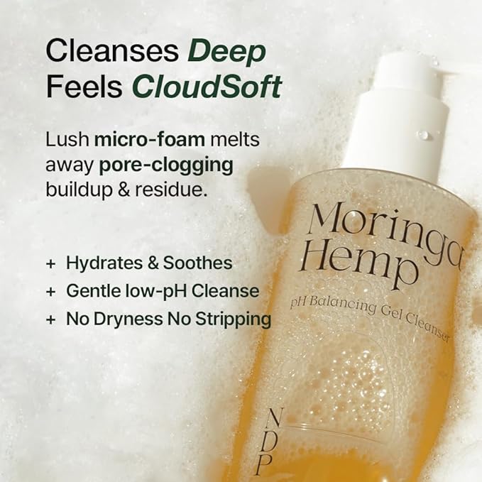 Moringa Hemp pH Balancing Gel Cleanser