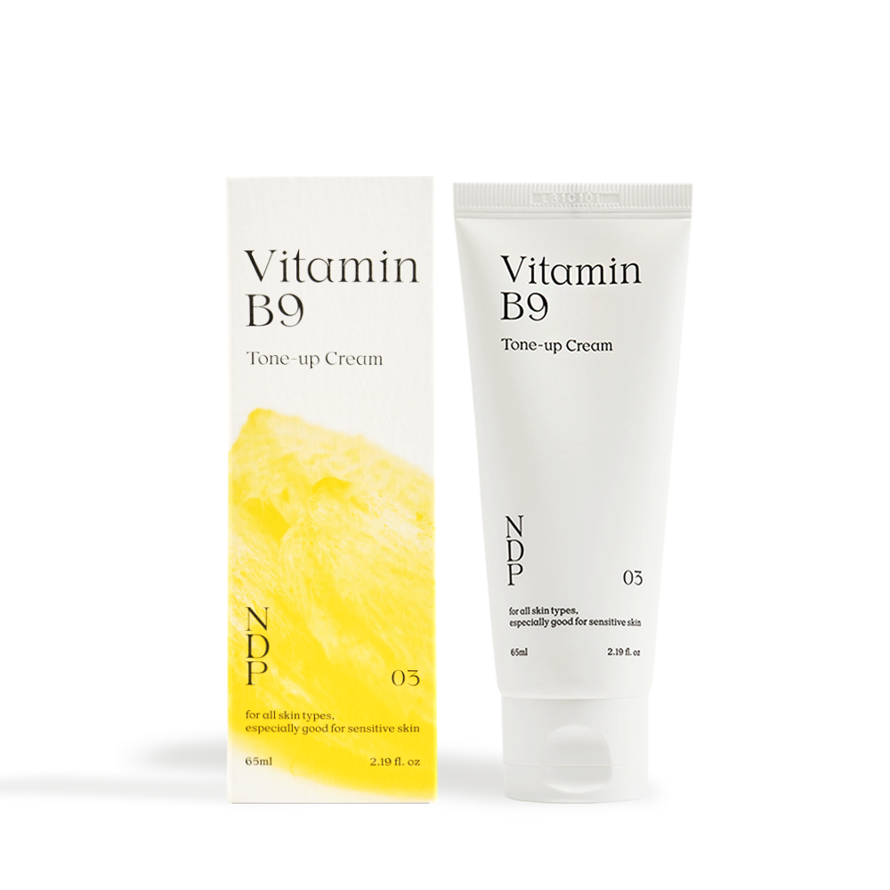K-beauty Natural derma project Vitamin B9 Tone-up cream especially good for sensitive skin.